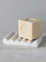 Scalloped Marble Soap Dish | House of Jade Home