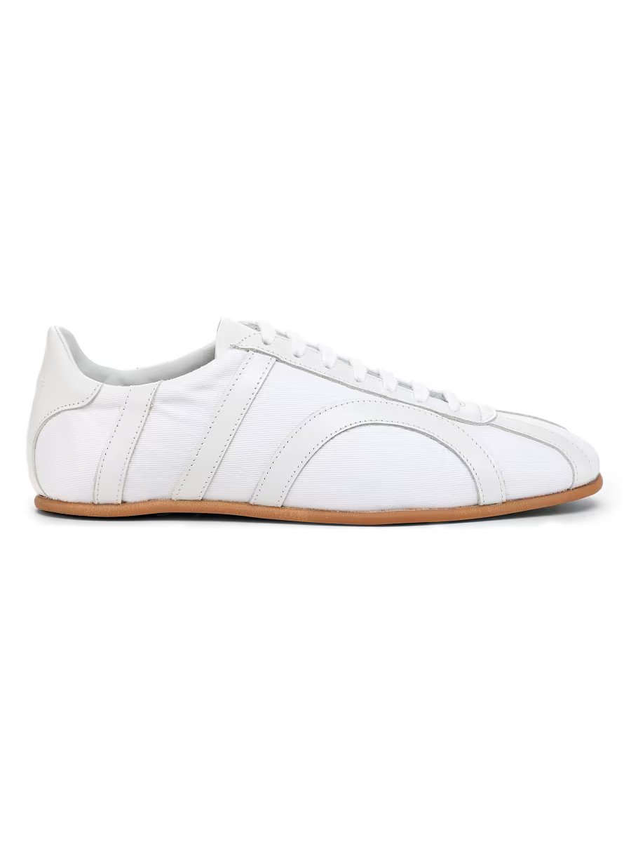 Canvas Square-Toe Sneakers | Saks Fifth Avenue