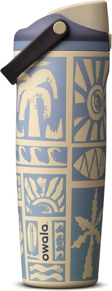 Owala FreeSip Sway Stainless Steel Water Bottle 30 oz Vintage Surf | Amazon (US)
