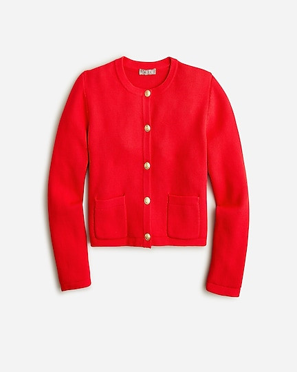 Emilie patch-pocket sweater lady jacket | J. Crew US