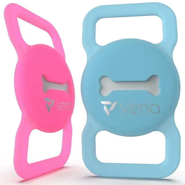 Vena Glow in The Dark Anti-Scratch Silicone Case Compatible with Apple Airtag for Dog Cat Pet Col... | Walmart (US)