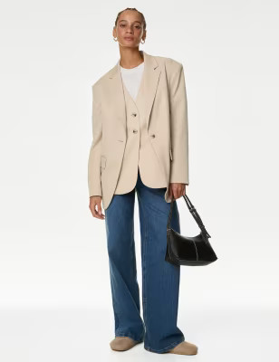 lyocell™ Rich Relaxed Single Breasted Blazer | Marks and Spencer AU/NZ