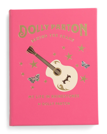 Dolly Parton Behind The Seams Collection Luxe Leather Bound Book | TJ Maxx