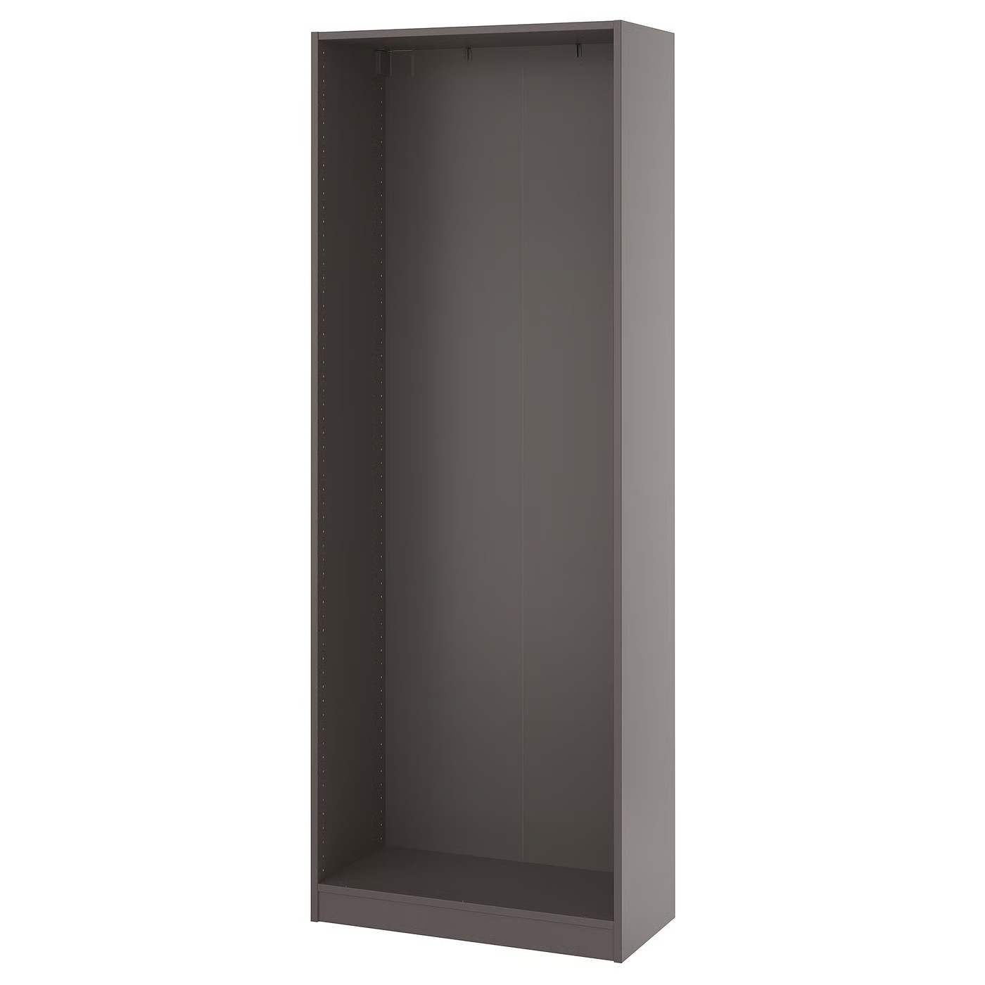 PAX Wall-mounted storage frame, dark gray, 29 1/2x13 3/4x79 1/8 " | IKEA US
