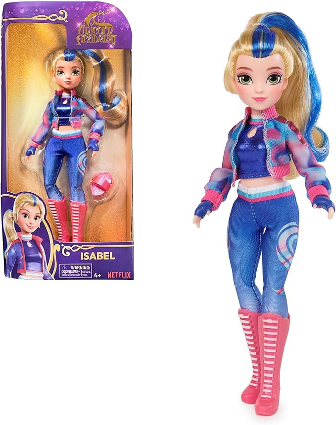 Unicorn Academy, Isabel Doll with 5 Accessories, 9.5”, Dolls & Unicorn Toy, Gifts & Stocking St... | Amazon (US)