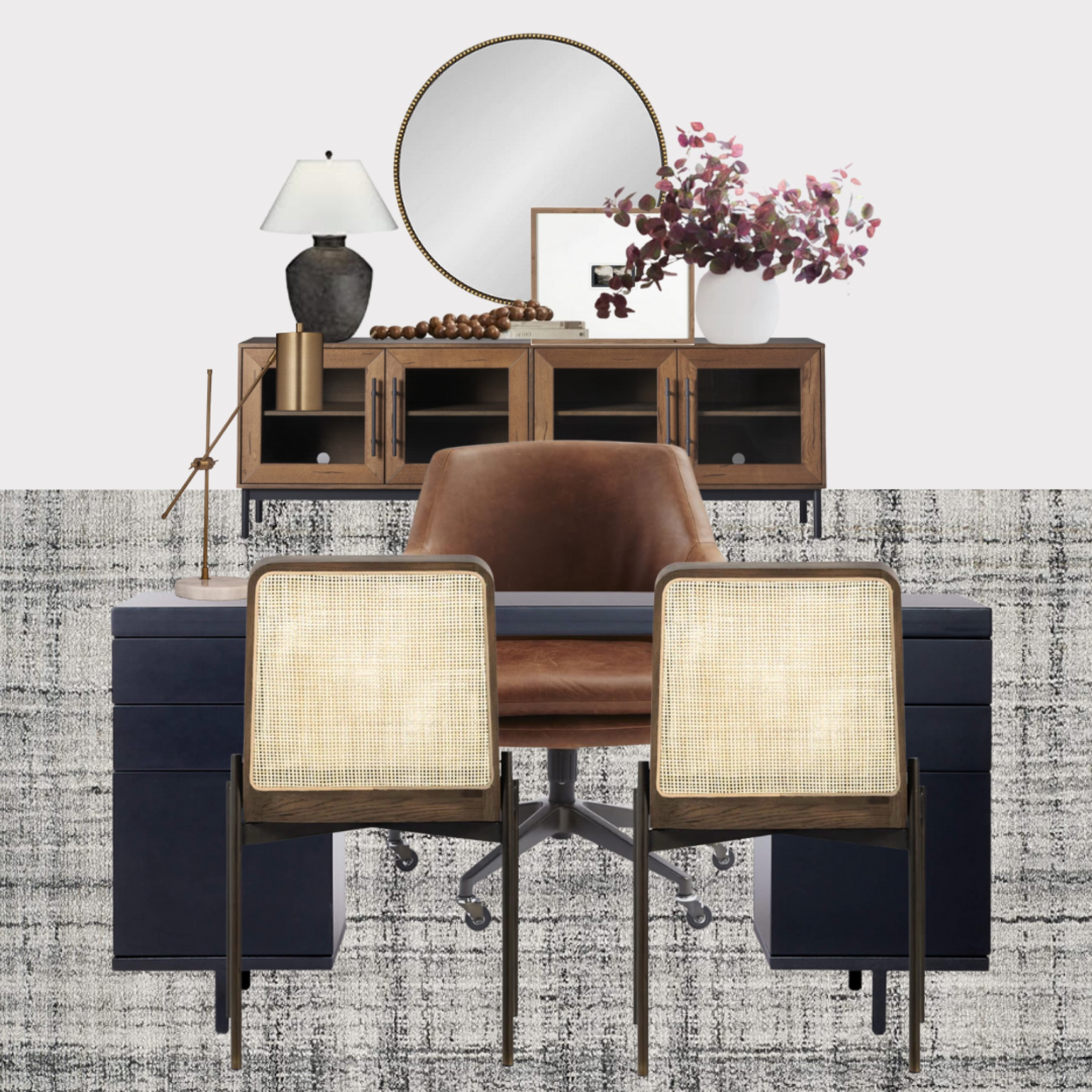 Masculine office design board 

#LTKsalealert #LTKhome
