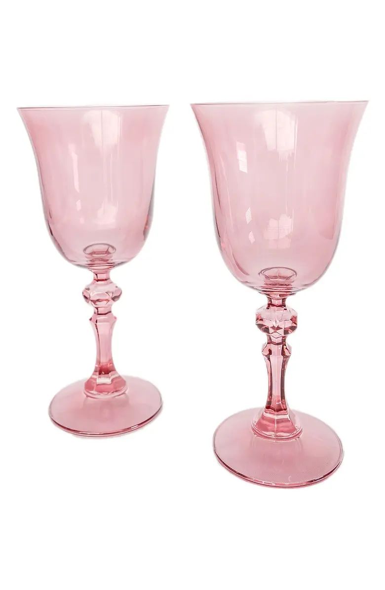 Estelle Colored Glass Set of 2 Regal Goblets | Nordstrom | Nordstrom
