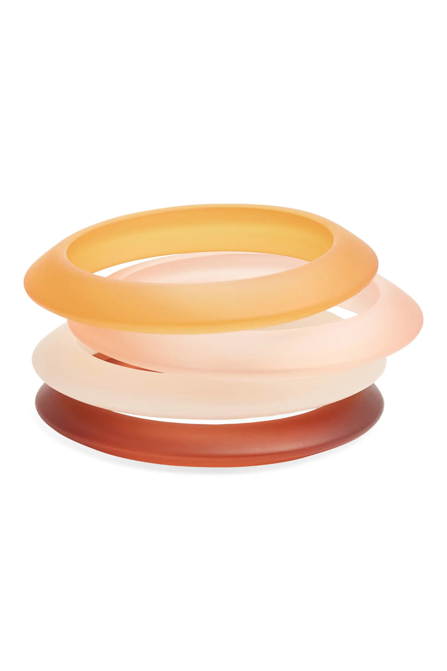 Set of 4 Ombré Resin Bangle Bracelets (Women) | Nordstrom | Nordstrom
