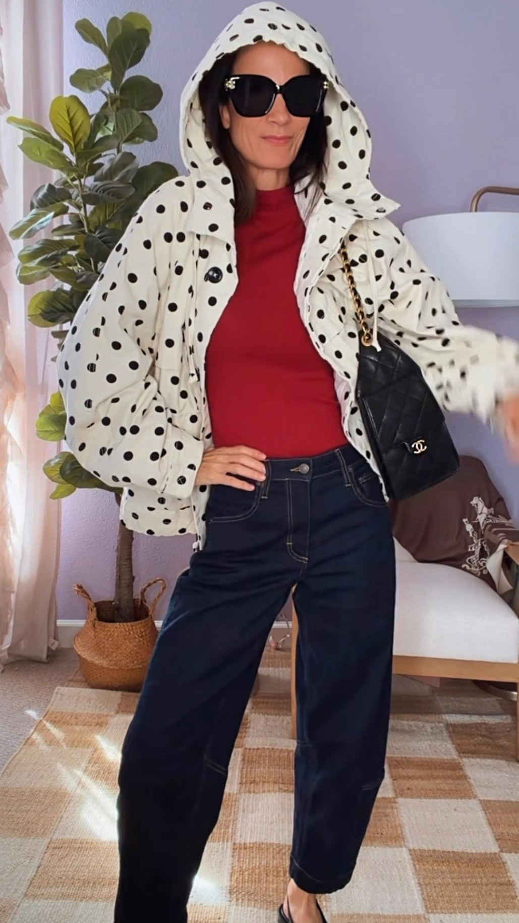 Dark denim, but make it fun. 👖❤️
A pop of color + polka dots = instant outfit upgrade. And can we talk about this jacket for a second?! Because she understood the assignment and then some. 😍

Proof that classic staples don’t have to be boring — just add a little personality and let the outfit do the talking.

Wearing XS jacket and tee, 2 in denim

Nicole Colee, free people, polka dots, #NicoleColeeStyle #StyledByNicole #DenimDoneRight #PolkaDotMoment #EverydayChic 



#LTKootd #LTKdayinmylife #LTKgrwm