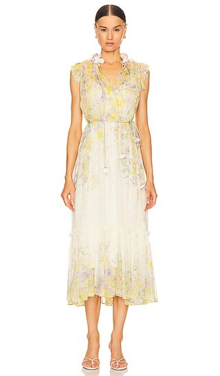 Harmony Flutter Dress in Citrus Garden Print | Revolve Clothing (Global)