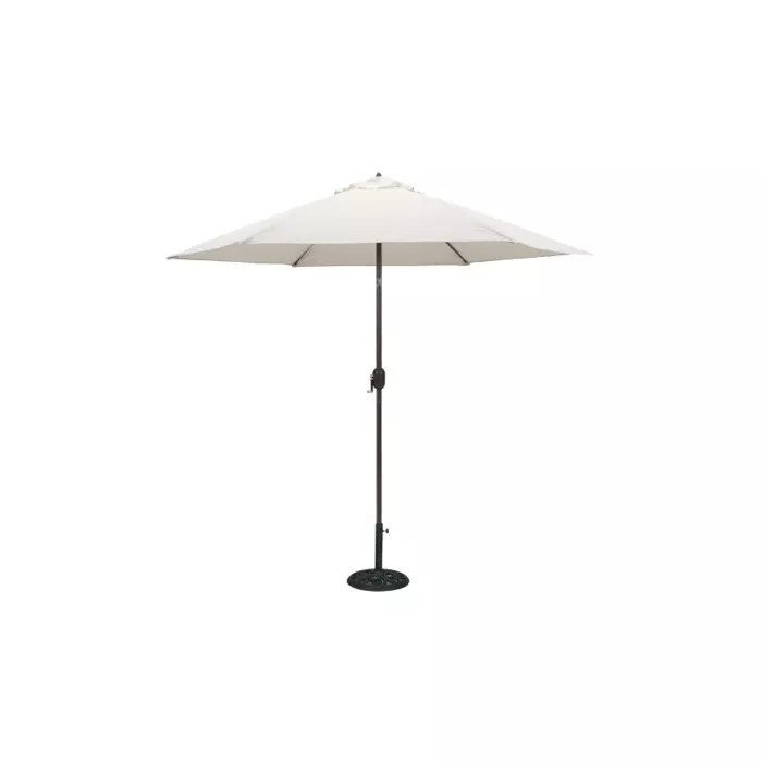 9' Round Aluminum Patio Umbrella Antique White | Target