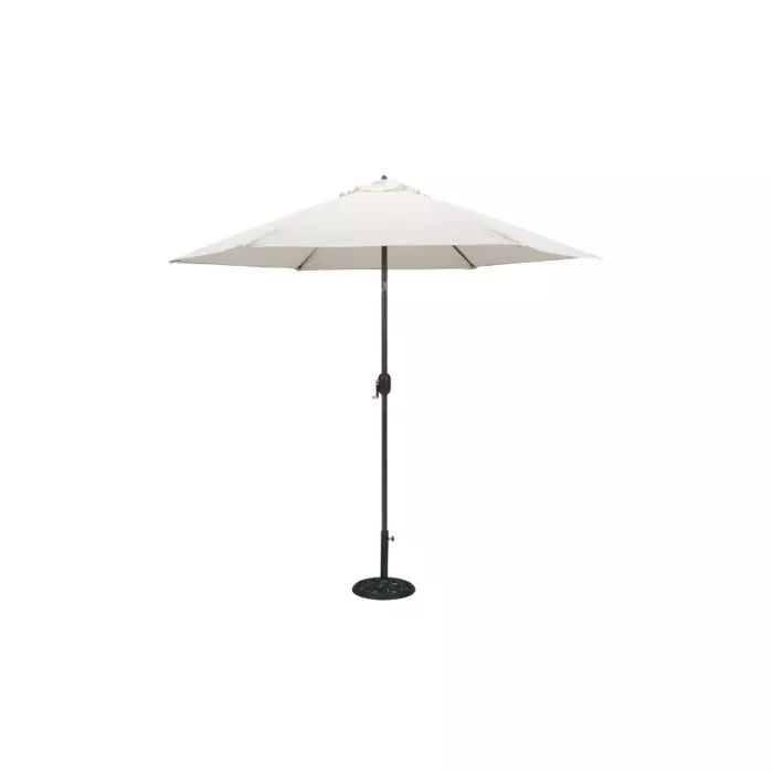 9' Round Aluminum Patio Umbrella Antique White | Target