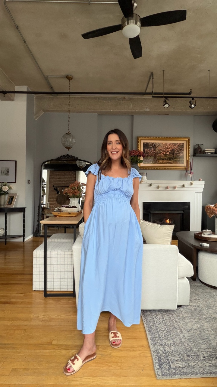 Blue spring dress from @Target  