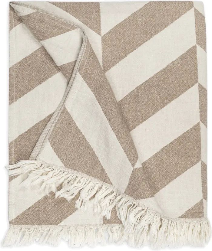 Matouk Paros Chevron Stripe Beach Towel | Nordstrom | Nordstrom