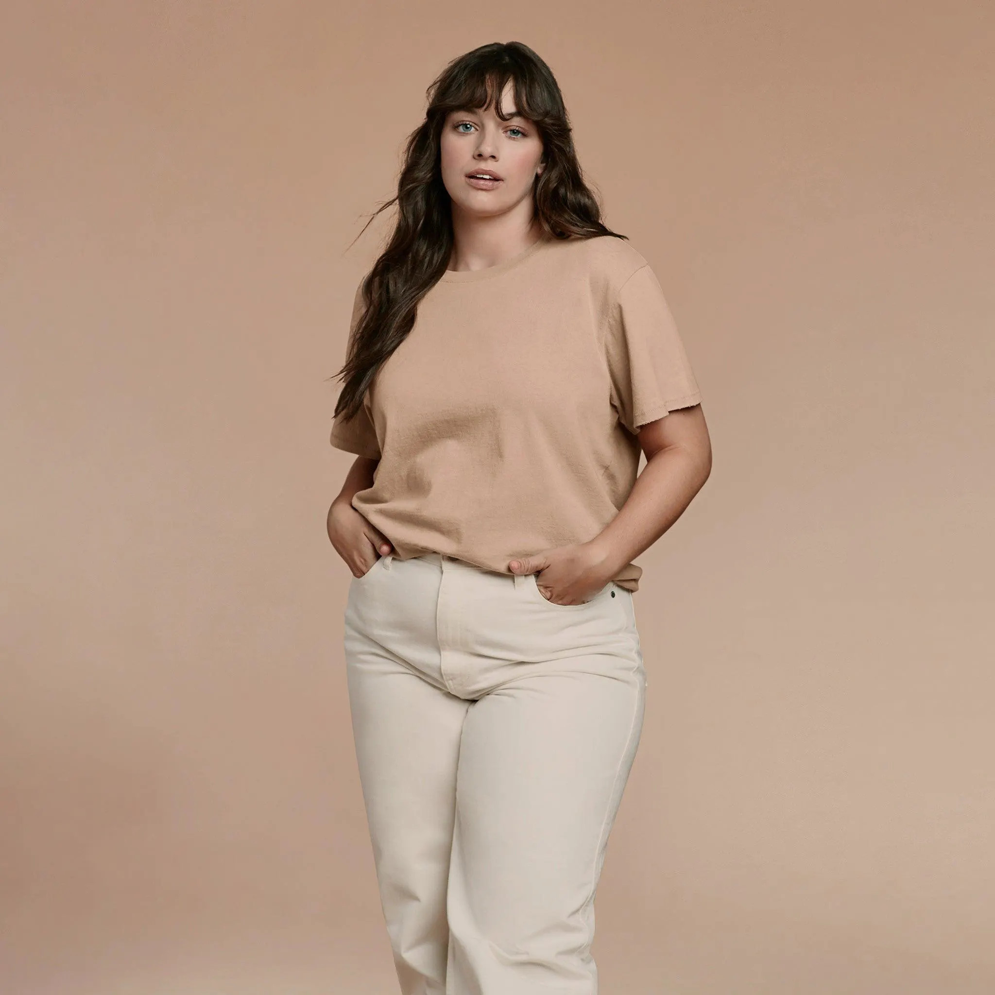 Women's Everyday T-Shirt - Sand - nuuds | nuuds