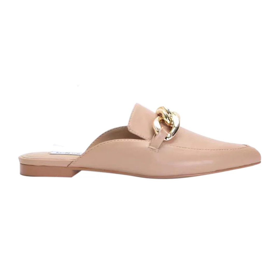 Jaxon Vegan Tan Mule | Kell Parker