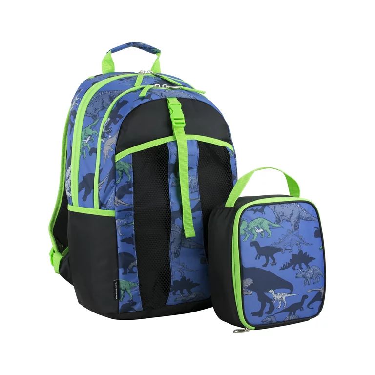 Eastsport Deluxe Backpack with Bonus Matching Lunch Bag, Dinosaurs | Walmart (US)