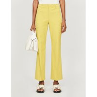 Tebano flared mid-rise stretch-cotton trousers | Selfridges