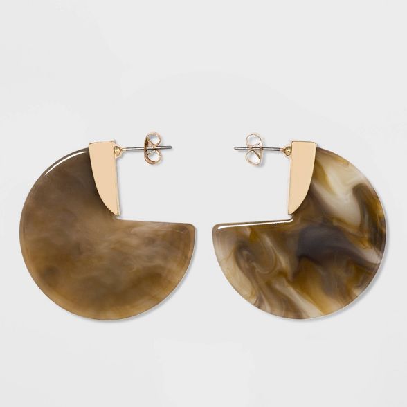 Clear Acrylic Earrings - A New Day™ Gold | Target