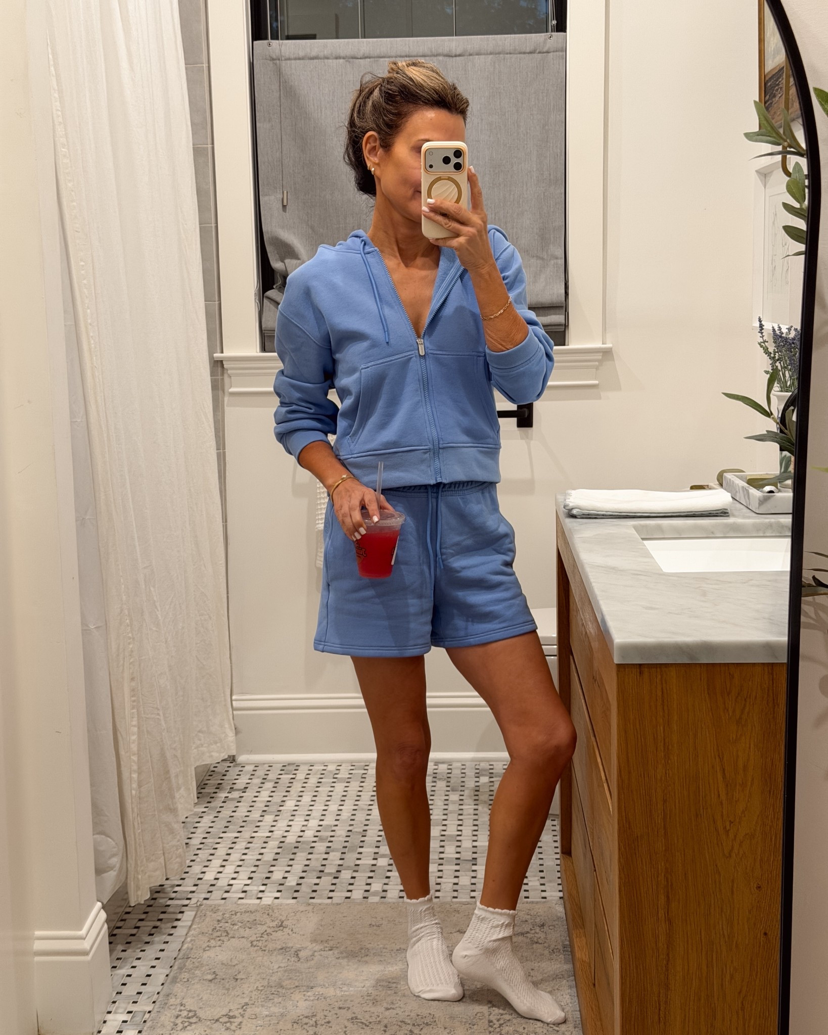 25% off your purchase at Athleta! Perfect time to stock up on basics and linen (40% off) 
 I’m 5’6’’. 
I’m XS in sports bra and zip-up fleece, fleece shorts
-white top sz XS 
Size down in linen pants I wear XXS

#LTKOver40 #LTKSeasonal #LTKSaleAlert