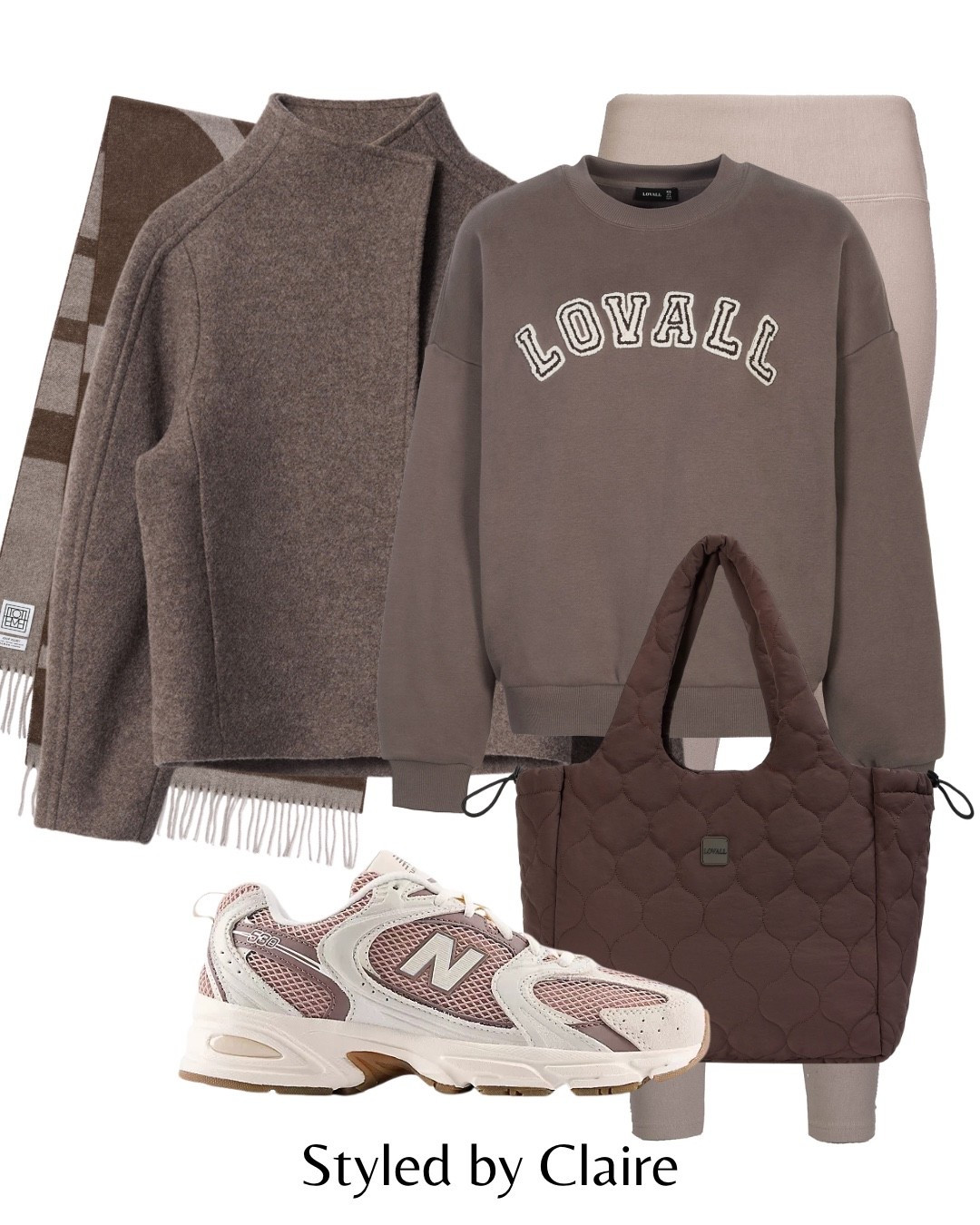 THE COZIEST LOVALL SET🙋🏽‍♀️
Use code LTKCLAIREBCNSTYLE10 for discount sitewide🤎
Tags: asymmetric wool coat taupe brown other stories H&M sweater jumper thermal leggings stone brushed fleece new balance 530 quilted tote bag scarf fashion autumn winter everyday capsule wardrobe transitional outfit ideas city break school run loungewear activewear gym

#LTKautumn #LTKwinter #LTKstyletip