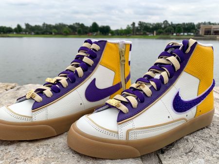 I ordered these sneakers the day my LSU Tigers won their first National Championship! Now I have shoes to match my LSU Women’s Championship Gear! #CustomShoes #LSUWBB #Basketball #Sneakers #Nike @nike 

#LTKshoecrush