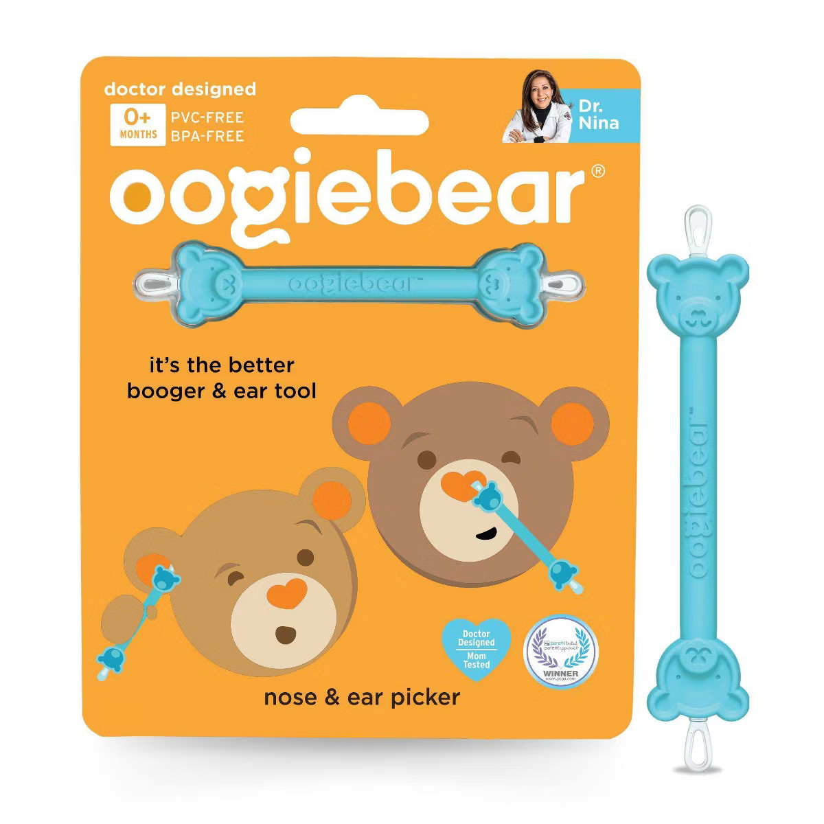 oogiebear Dual Nasal Booger and Ear Wax Remover for Newborns, Infants and Toddlers - Aspirator Al... | Target