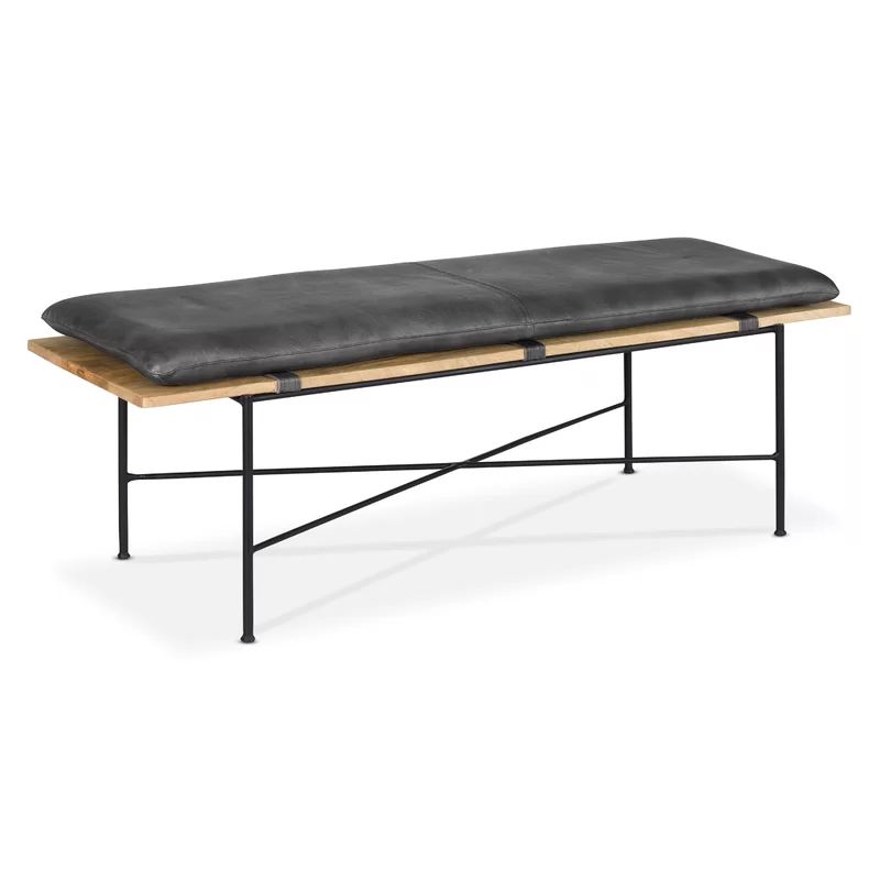 Nulla Bench In Carbon Black | Wayfair North America