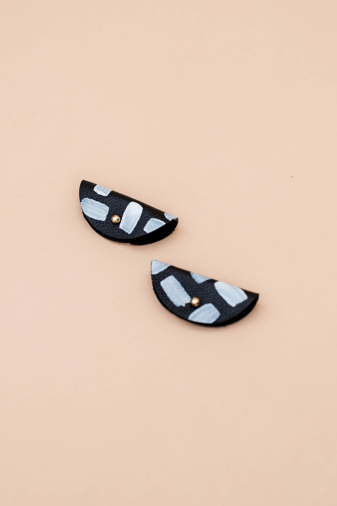 Leather Cord Tacos  Black Rice - Etsy | Etsy (US)