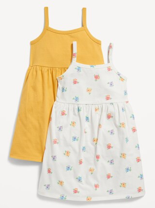 Jersey-Knit Fit & Flare Cami Dress 2-Pack for Toddler Girls | Old Navy (US)
