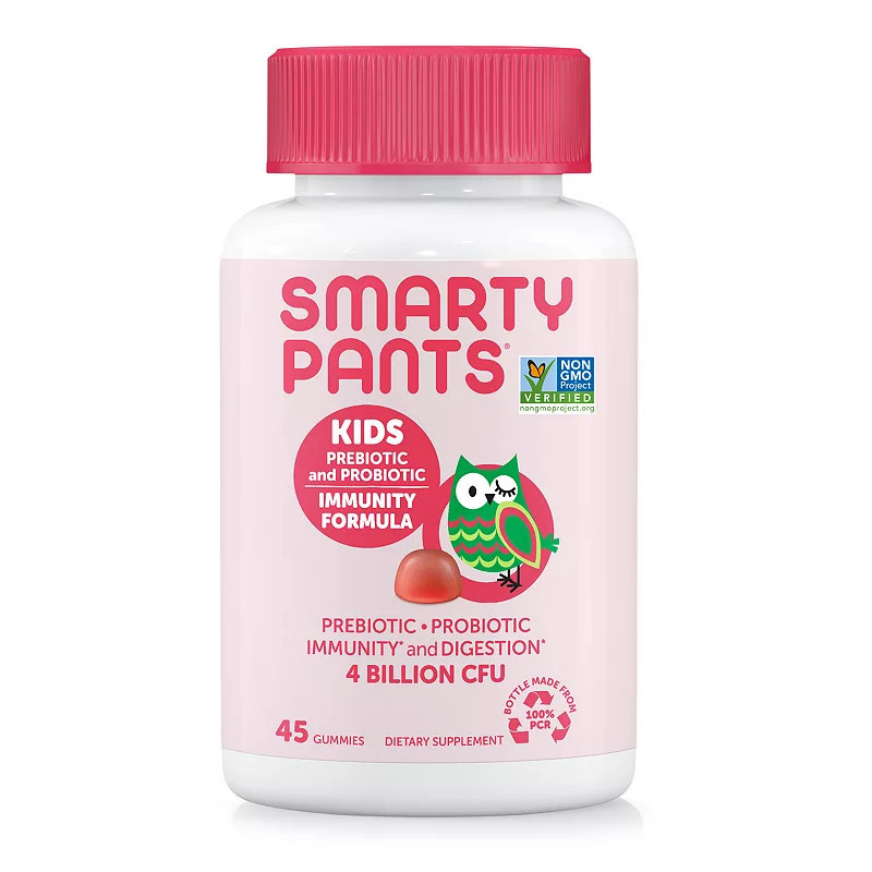 SmartyPants Vitamins Kids Prebiotic & Probiotic Immunity Gummy Vitamins - Strawberry Crème, Multinone | Kohl's