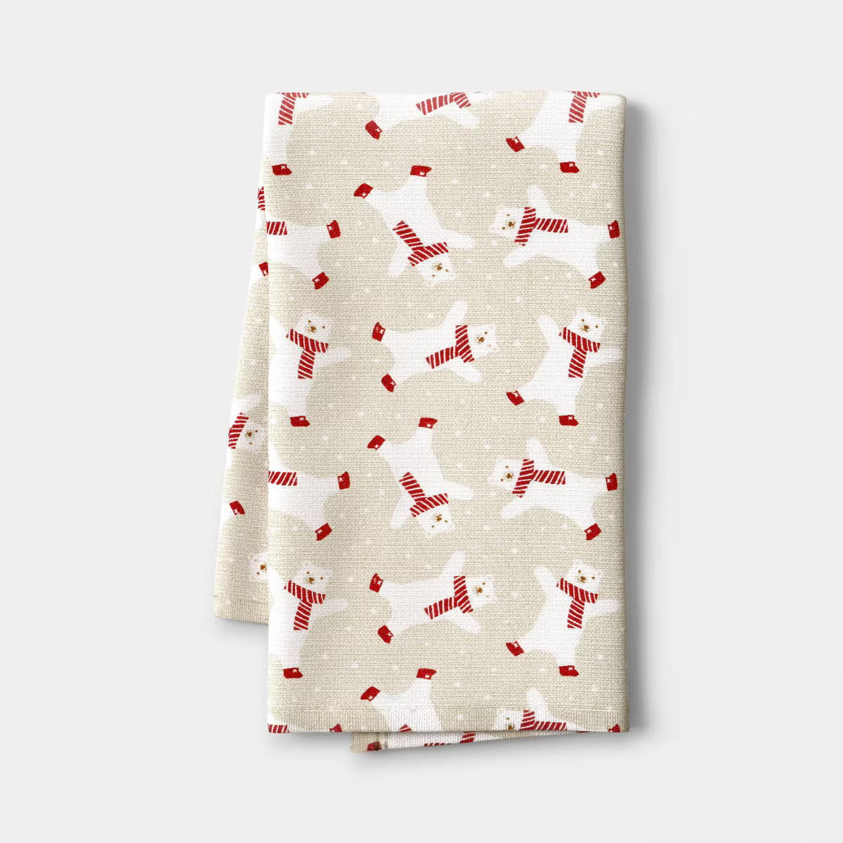 Christmas Polar Bear Cotton Kitchen Towel - Wondershop™ | Target