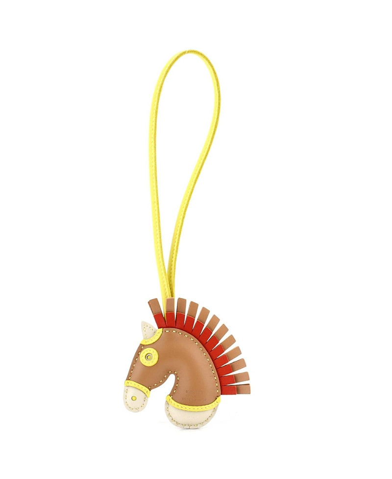 Pre-Owned HERMES GeeGee Camail Bag Charm Leather | Bloomingdale's (US)