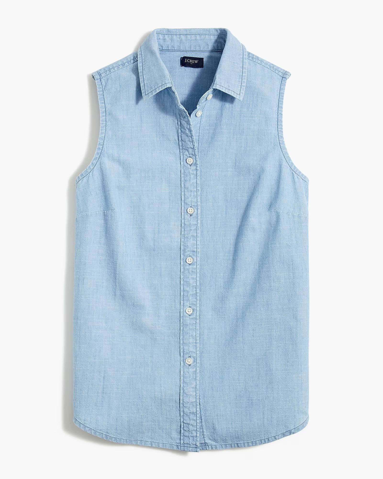 Chambray button-up shirt in signature fit | J.Crew Factory