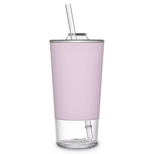 Ello Tidal 20oz Glass Tumbler with Lid | Target