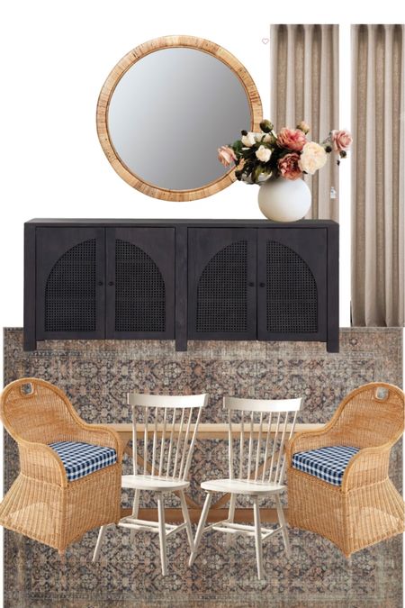Dining room design, white dining chairs, rug, Amber Lewis 

#LTKhome #LTKsalealert #LTKstyletip