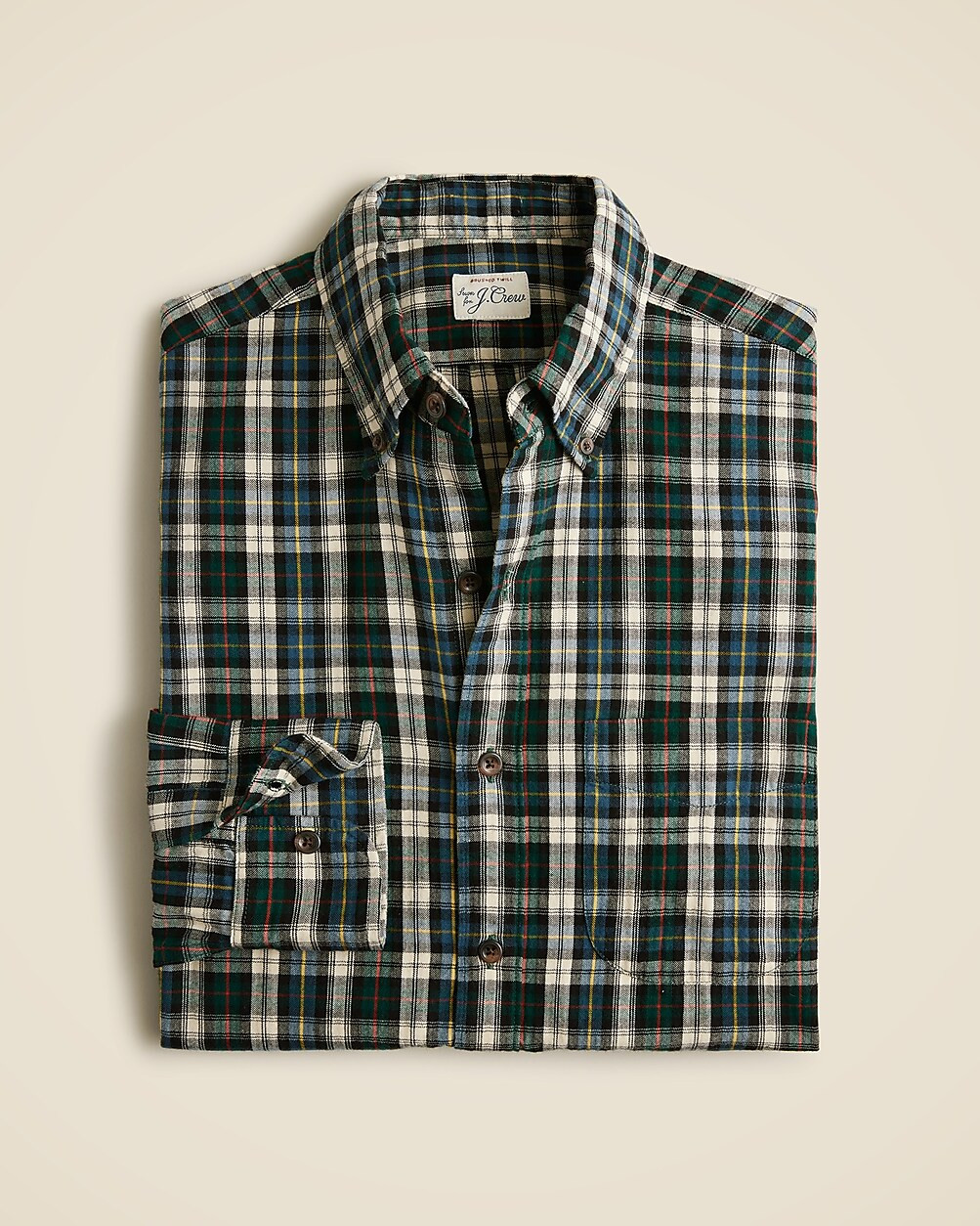 Brushed twill shirt | J. Crew US