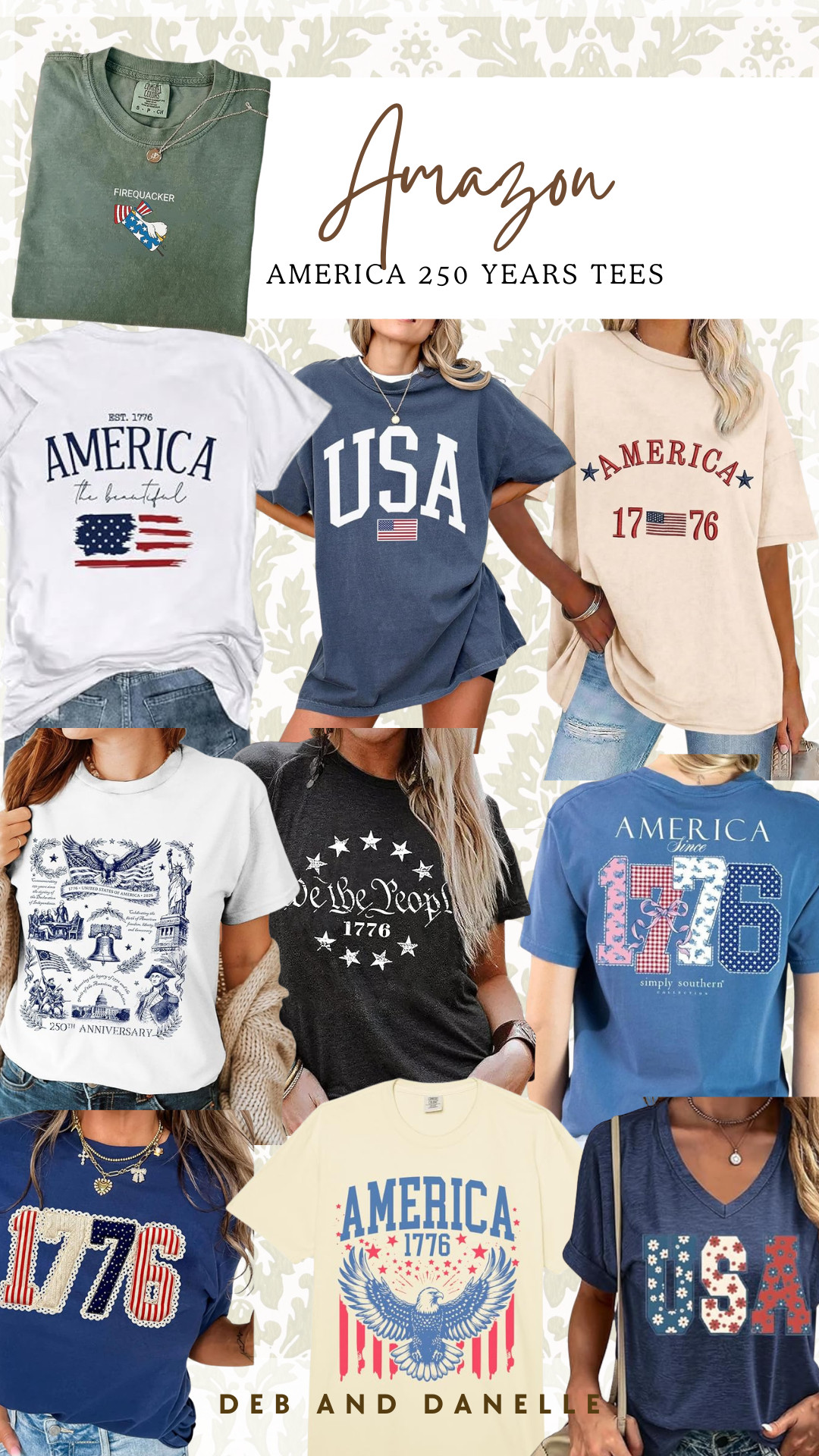 This Fourth of July is a big one! Here are some great Summer tees to celebrate 250 years!  

 #LTKSeasonal #LTKMidsize