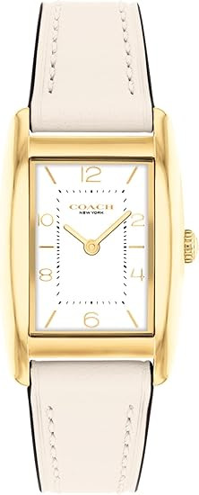 Coach Reese Women's Watch - 2H Quartz Tank Watch with Genuine Leather Strap - Water Resistant 3 A... | Amazon (US)