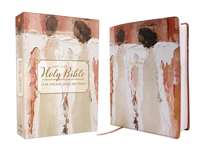 Amplified Holy Bible, Anne Neilson Angel Art Series, Leathersoft, Blush | Amazon (US)