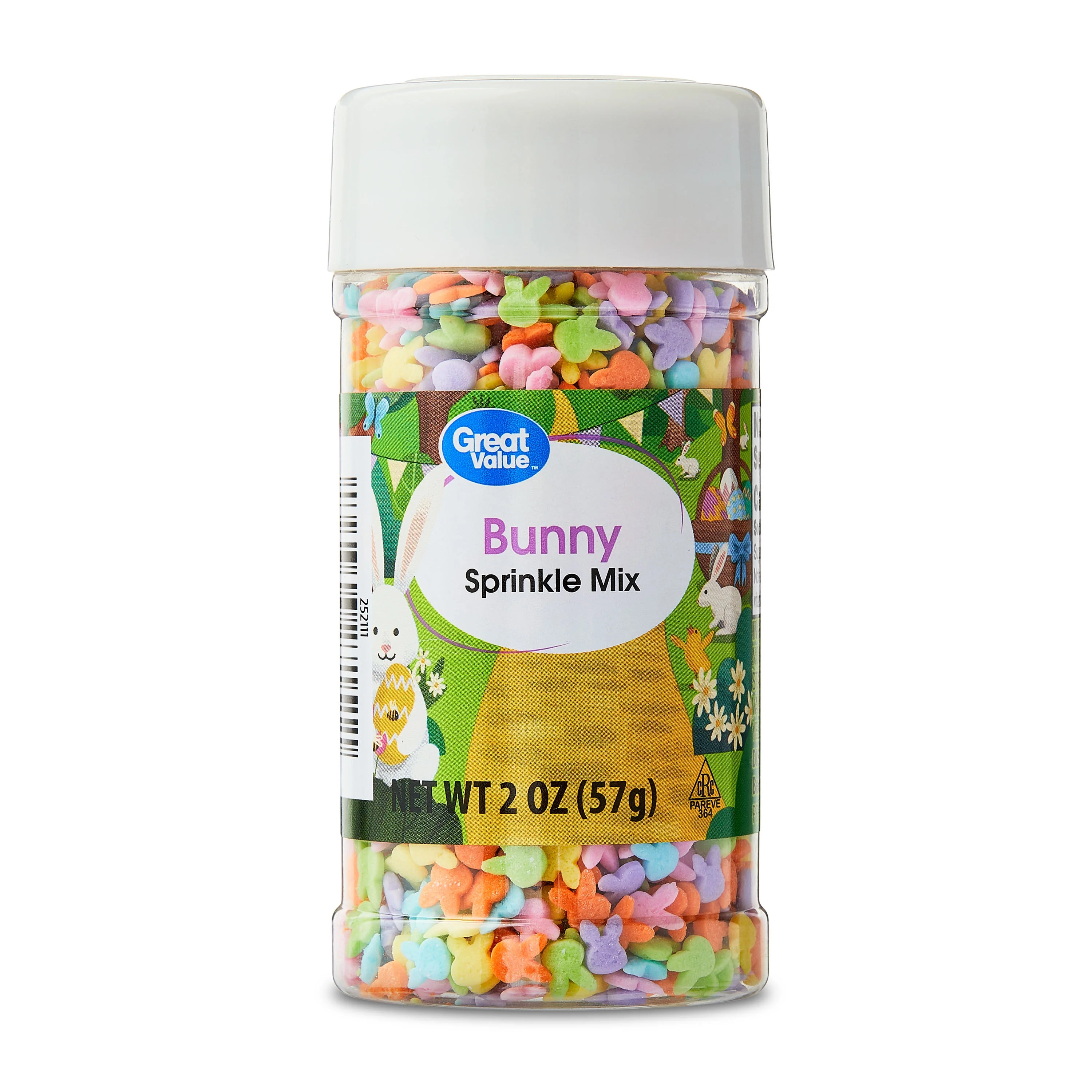 Great Value Pastel Easter Bunny Sprinkle Mix, 2 oz | Walmart (US)
