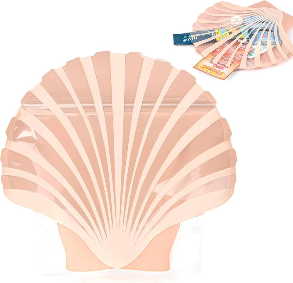 DEEKA Seashell Hangover Kit Bags Beach Bachelorette Party Favors Last Toast On The Coast Recovery... | Amazon (US)