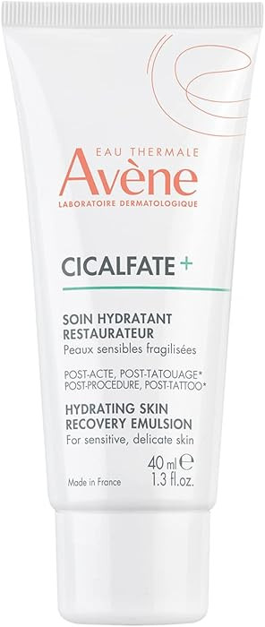Avène Cicalfate+ Hydrating Skin Recovery Emulsion for post-procedure & post-tattoo, helps restor... | Amazon (US)