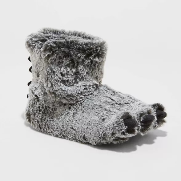 Boys' Fenny Dinosaur Foot Bootie Slippers - Cat & Jack™ | Target