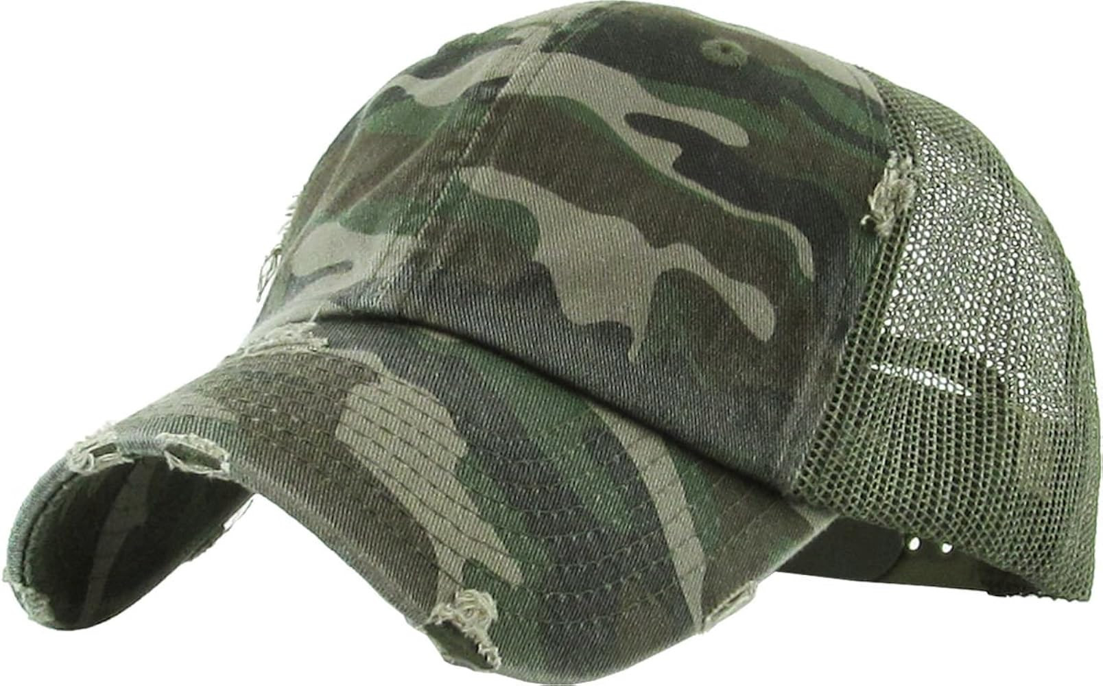 Funky Junque Women’s Adjustable Athletic Trucker Hat Mesh Baseball Cap Dad Hat | Amazon (US)