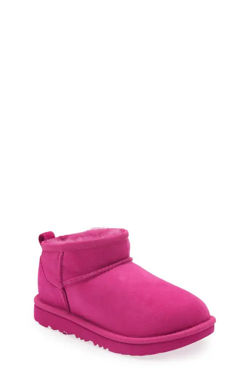Kids' Classic Ultra Genuine Shearling Mini Boot | Nordstrom