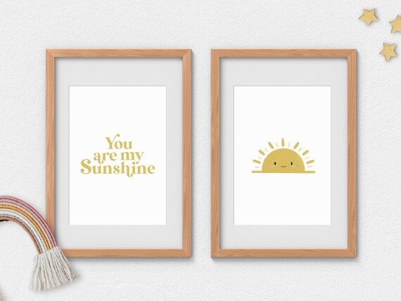 You Are My Sunshine Printable Wall Art  Sunshine Print  | Etsy | Etsy (US)