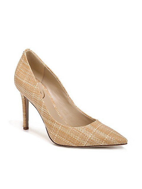 Hazel 95MM Woven Pumps | Saks Fifth Avenue