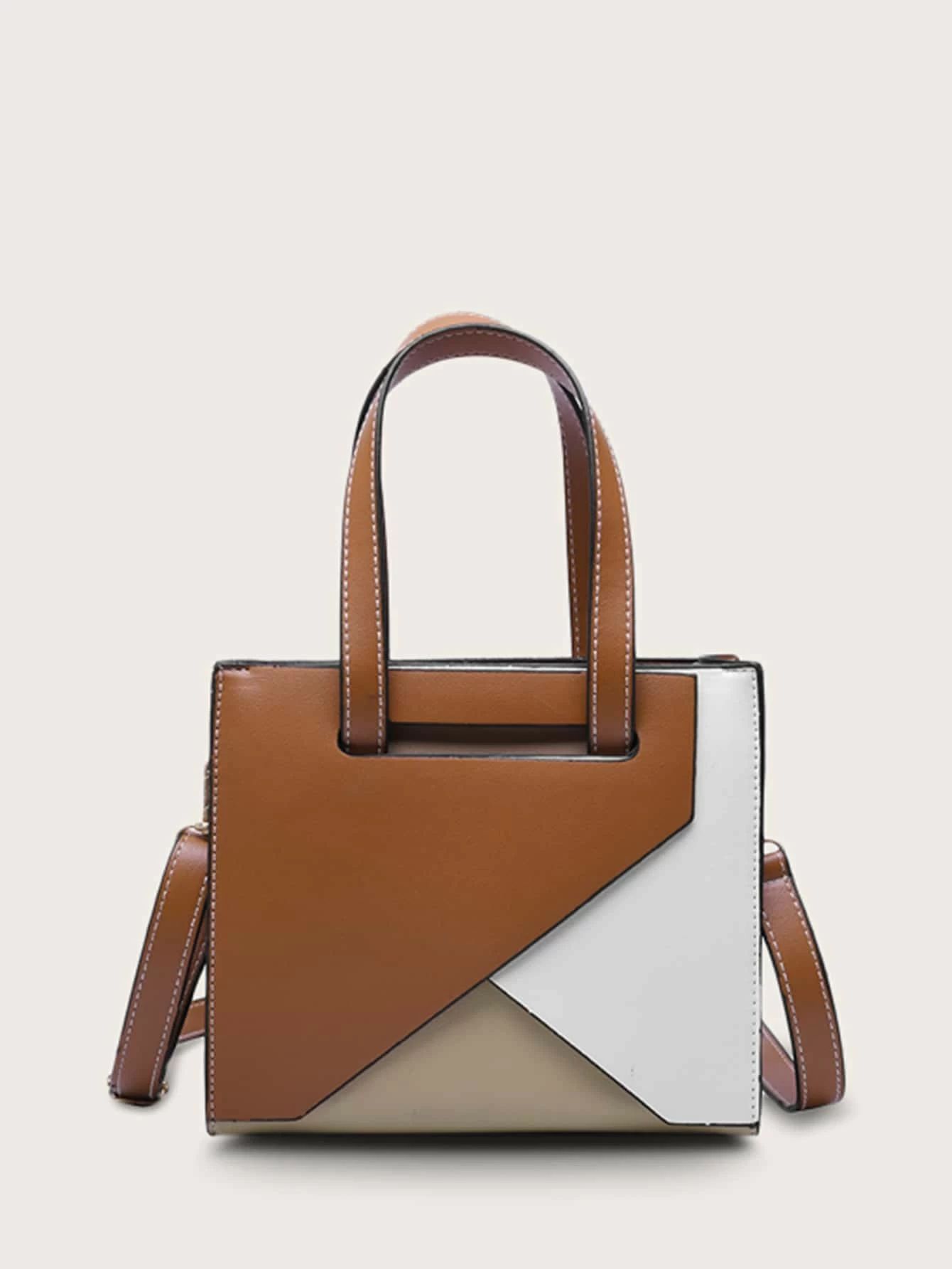 Color Block Tote Bag | SHEIN