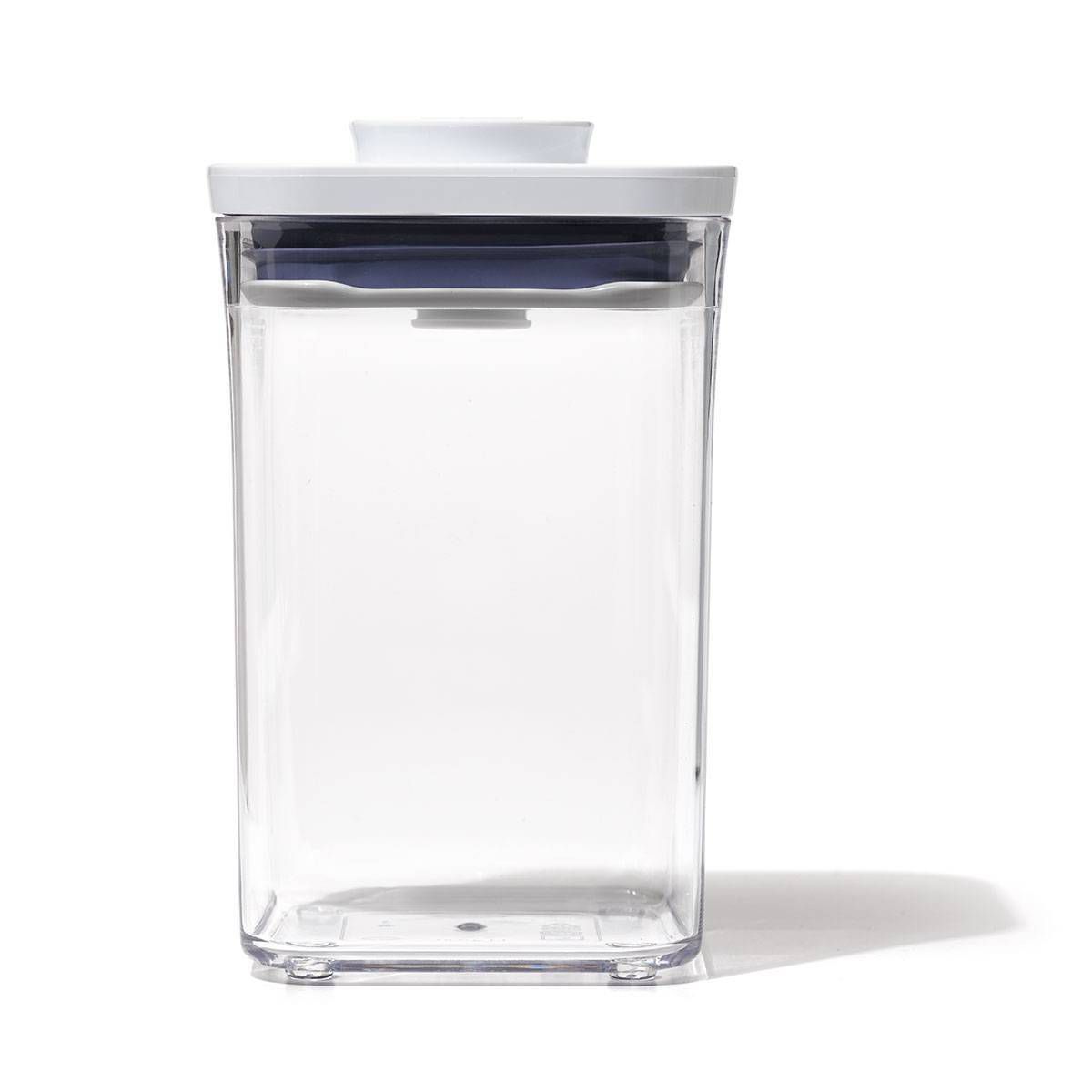 OXO POP 1.1qt Plastic Short Small Square Food Storage Container White | Target